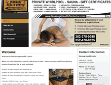 Tablet Screenshot of massagehealthcenterinc.com